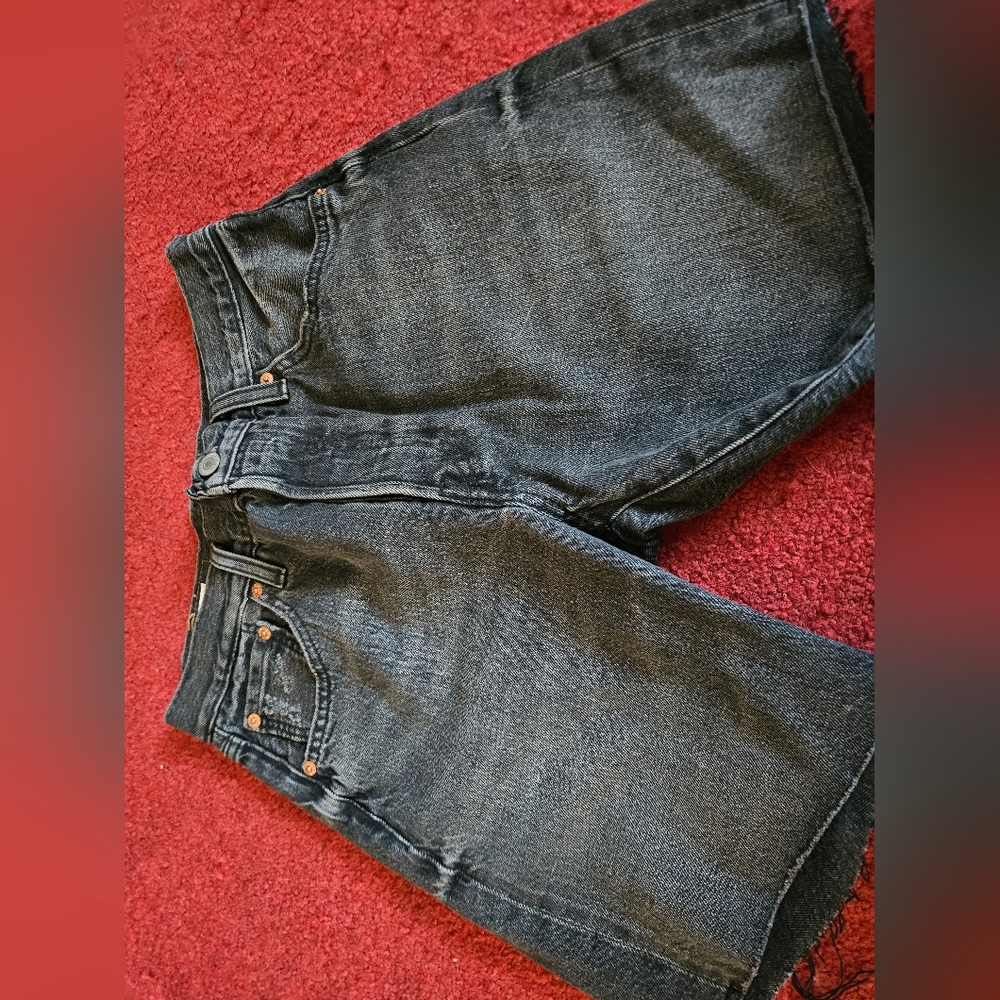 Mens Black Levi Shorts